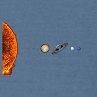 Nerdy Solar System Galaxy Solar System Astronomy Garment-Dyed Sweatshirt