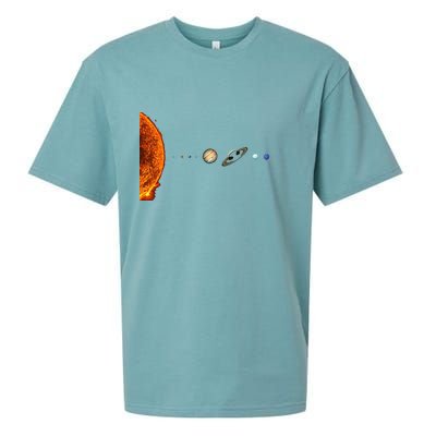 Nerdy Solar System Galaxy Solar System Astronomy Sueded Cloud Jersey T-Shirt