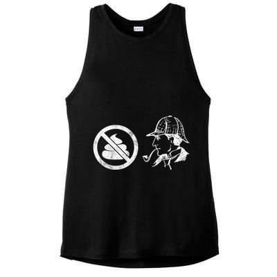 No Shit Sherlock Ladies PosiCharge Tri-Blend Wicking Tank
