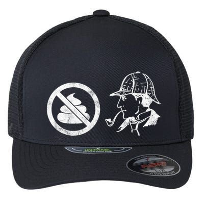 No Shit Sherlock Flexfit Unipanel Trucker Cap