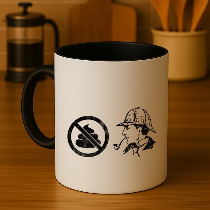 No Shit Sherlock Mug