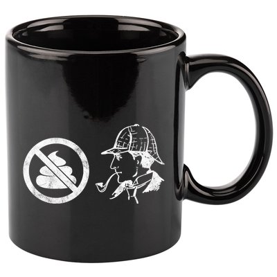 No Shit Sherlock 11oz C Handle Ceramic Mug