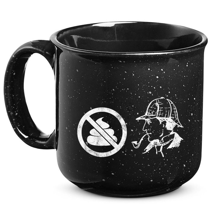 No Shit Sherlock 15oz Campfire Ceramic Mug