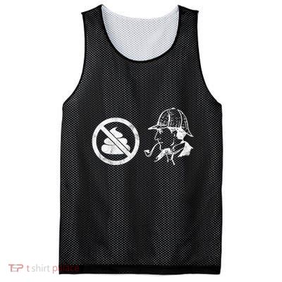 No Shit Sherlock Mesh Reversible Basketball Jersey Tank