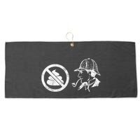 No Shit Sherlock Large Microfiber Waffle Golf Towel