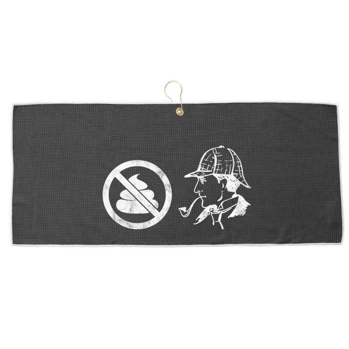 No Shit Sherlock Large Microfiber Waffle Golf Towel