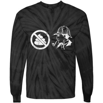 No Shit Sherlock Tie-Dye Long Sleeve Shirt