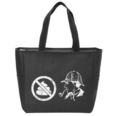 No Shit Sherlock Zip Tote Bag