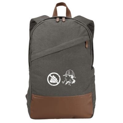 No Shit Sherlock Cotton Canvas Backpack