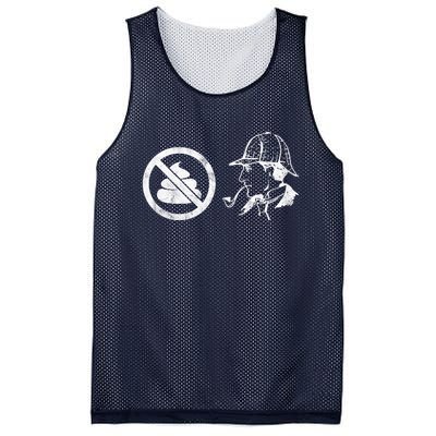 No Shit Sherlock Mesh Reversible Basketball Jersey Tank