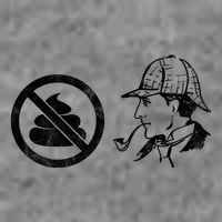 No Shit Sherlock Doggie Tank