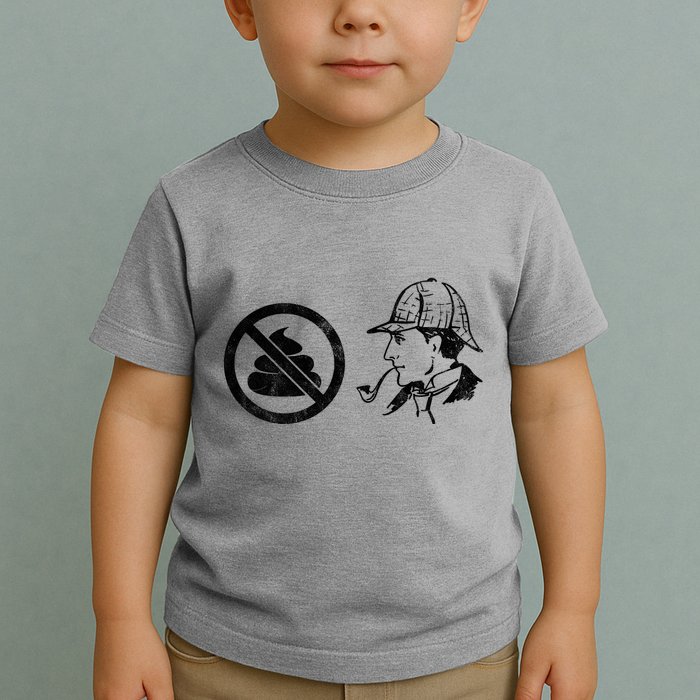 No Shit Sherlock Toddler T-Shirt