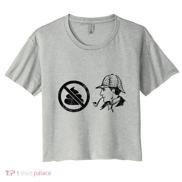 No Shit Sherlock Crop Top