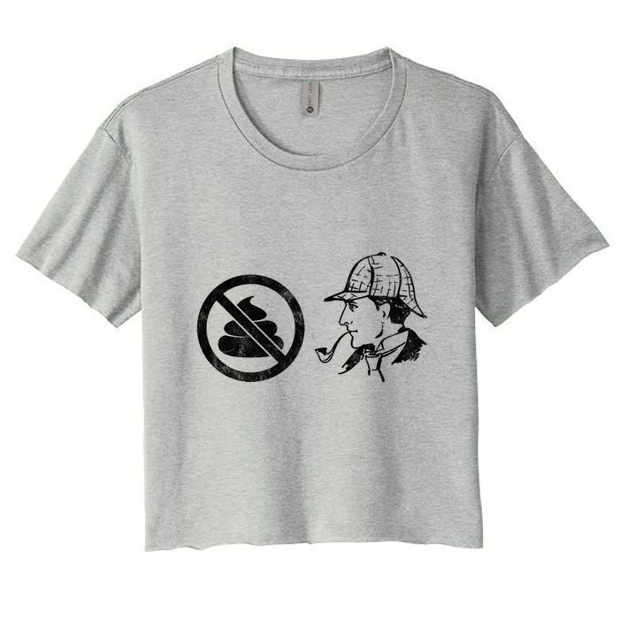 No Shit Sherlock Crop Top