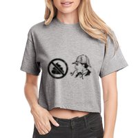 No Shit Sherlock Crop Top