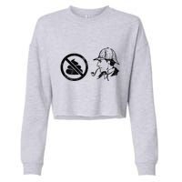 No Shit Sherlock Cropped Pullover Crew
