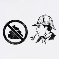 No Shit Sherlock Garment-Dyed Sweatshirt