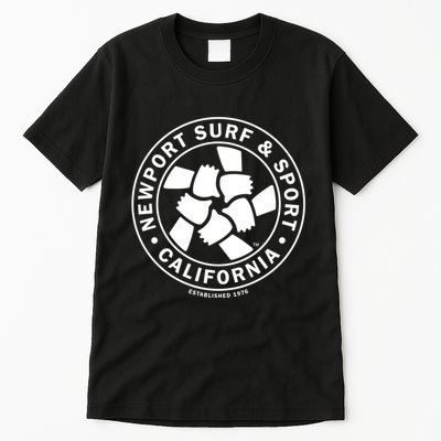 Newport Surf & Sport California Original Vintage Logo1976 Tall T-Shirt