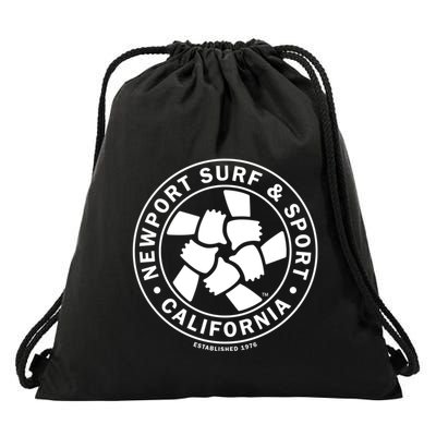 Newport Surf & Sport California Original Vintage Logo1976 Drawstring Bag