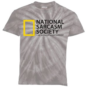 National Sarcasm Society Kids Tie-Dye T-Shirt