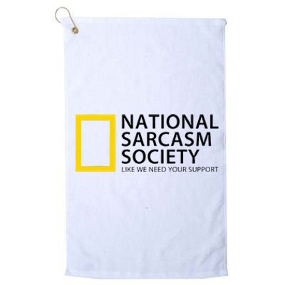 National Sarcasm Society Platinum Collection Golf Towel