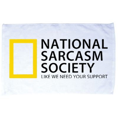 National Sarcasm Society Microfiber Hand Towel