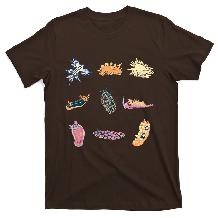 Nudibranch Sea Slug Marine Biologist And Aquarist T-Shirt