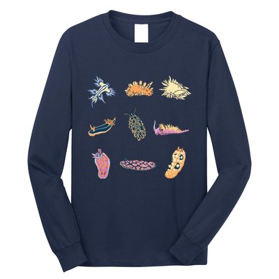 Nudibranch Sea Slug Marine Biologist And Aquarist Long Sleeve Shirt