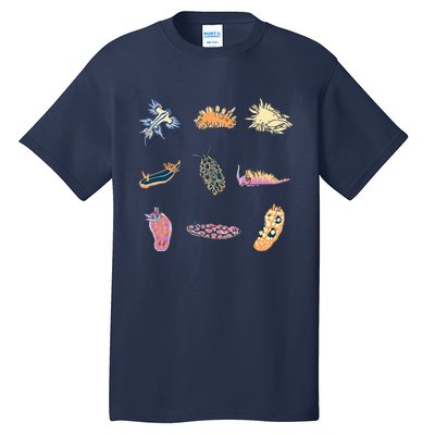 Nudibranch Sea Slug Marine Biologist And Aquarist Tall T-Shirt