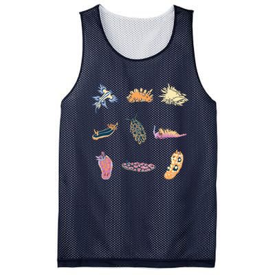 Nudibranch Sea Slug Marine Biologist And Aquarist Mesh Reversible Basketball Jersey Tank