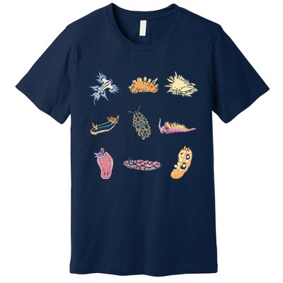 Nudibranch Sea Slug Marine Biologist And Aquarist Premium T-Shirt