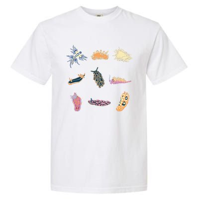 Nudibranch Sea Slug Marine Biologist And Aquarist Garment-Dyed Heavyweight T-Shirt