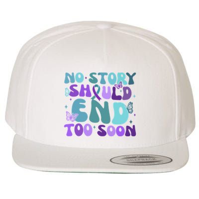 No Story Should End Too Soon Wool Snapback Cap