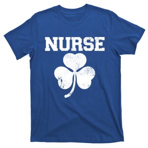 Nurse Shamrock Stethoscope Saint Patricks Day Irish Ireland Gift T-Shirt