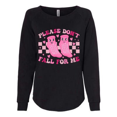 Non Slip Socks Please DonT Fall For Me Medical Nurse Womens California Wash Sweatshirt