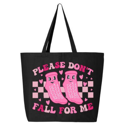 Non Slip Socks Please DonT Fall For Me Medical Nurse 25L Jumbo Tote