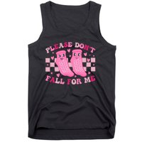 Non Slip Socks Please DonT Fall For Me Medical Nurse Tank Top