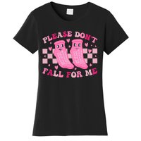 Non Slip Socks Please DonT Fall For Me Medical Nurse Women's T-Shirt