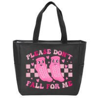 Non Slip Socks Please DonT Fall For Me Medical Nurse Zip Tote Bag