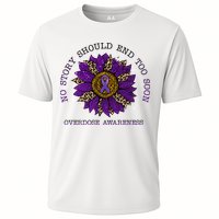 No Story Should End Too Soon Overdose Awareness Sunflower Ribbon Performance Shirt