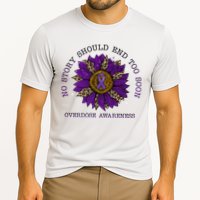 No Story Should End Too Soon Overdose Awareness Sunflower Ribbon Performance Shirt