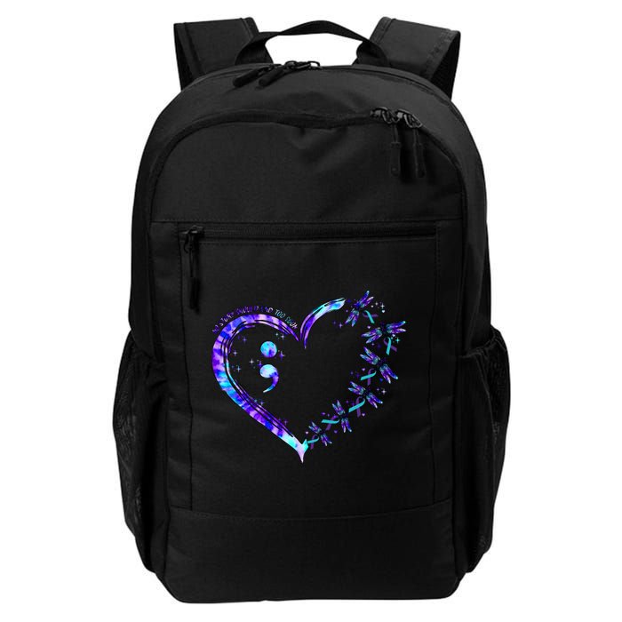 No Story Should End Too Suicide Prevention Awareness Backpack