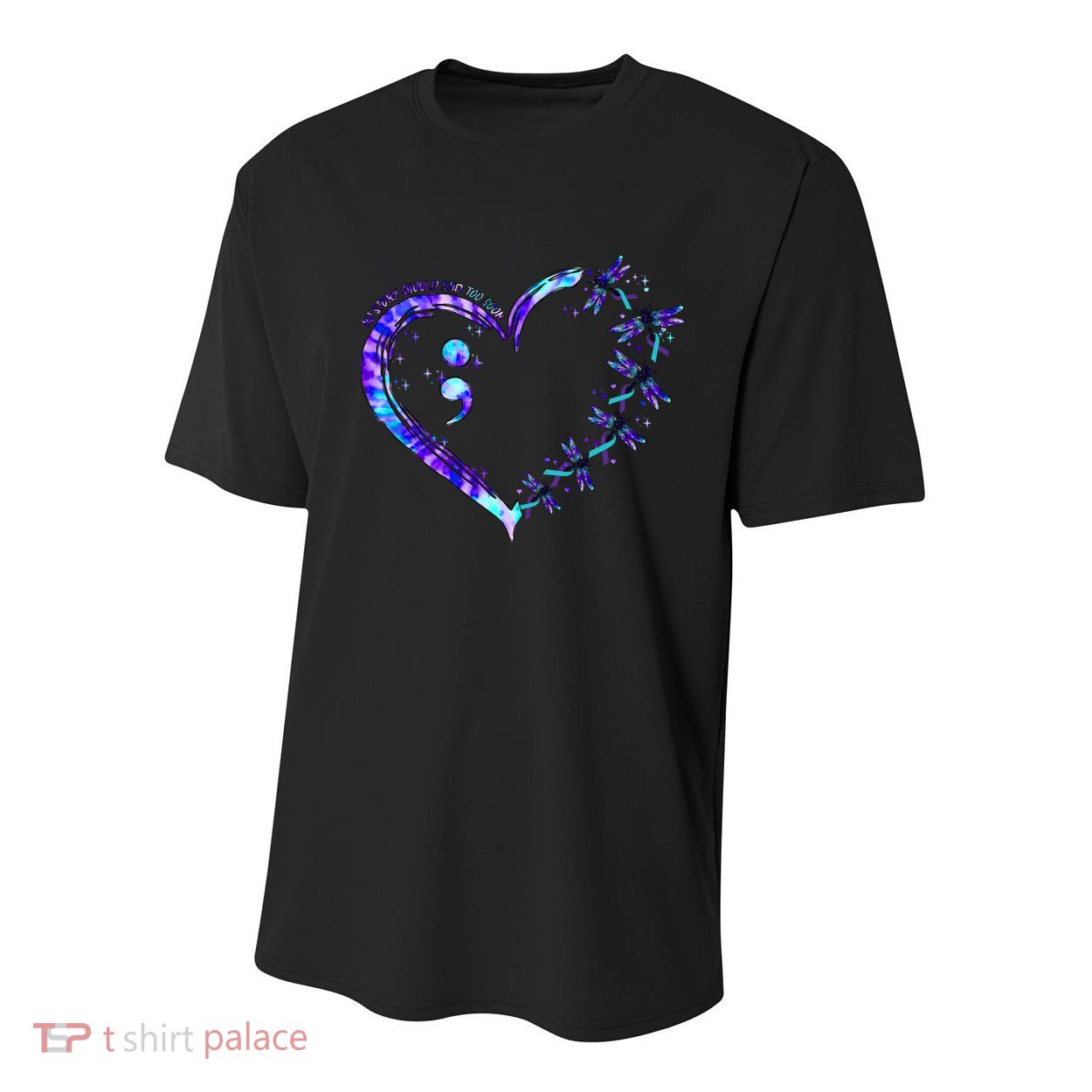 No Story Should End Too Suicide Prevention Awareness Youth Performance Sprint T-Shirt