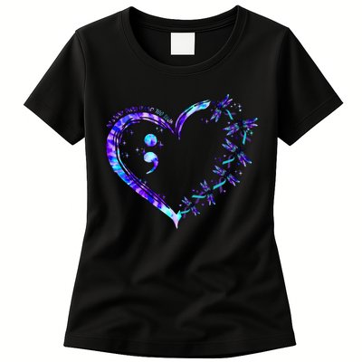 No Story Should End Too Suicide Prevention Awareness Womens T-Shirt