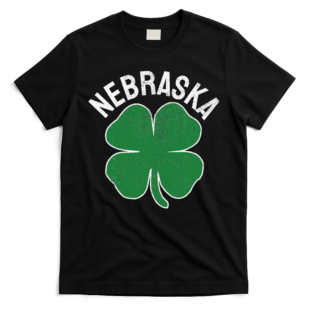 Nebraska Shamrock St. Patrick's Day Saint Paddy's Irish T-Shirt