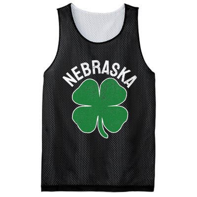 Nebraska Shamrock St. Patrick's Day Saint Paddy's Irish Mesh Reversible Basketball Jersey Tank
