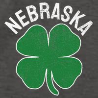 Nebraska Shamrock St. Patrick's Day Saint Paddy's Irish Vector Backpack