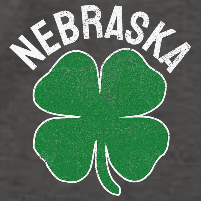Nebraska Shamrock St. Patrick's Day Saint Paddy's Irish Vector Backpack