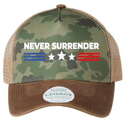 Never Surrender Shirts Never Surrender Legacy Tie Dye Trucker Hat
