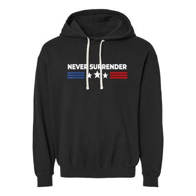 Never Surrender Shirts Never Surrender Garment-Dyed Fleece Hoodie